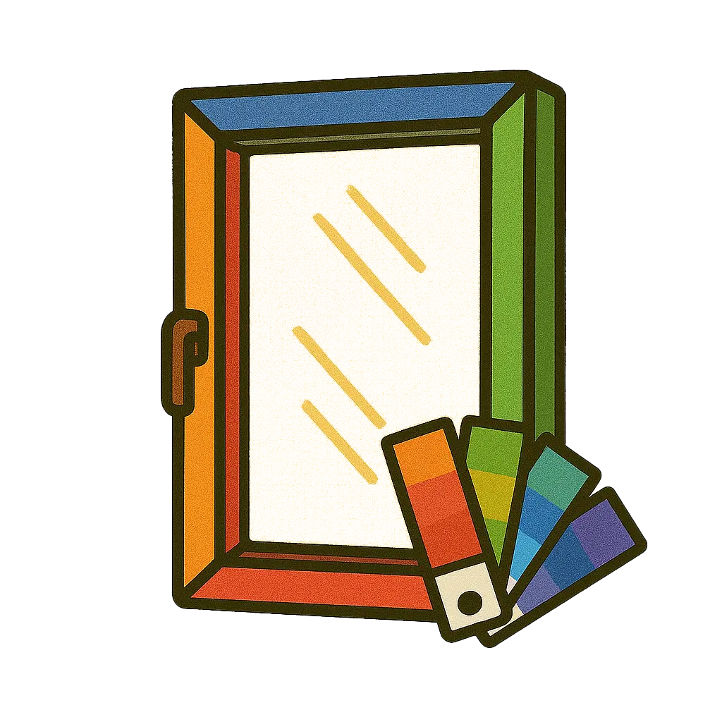 color palette infissi