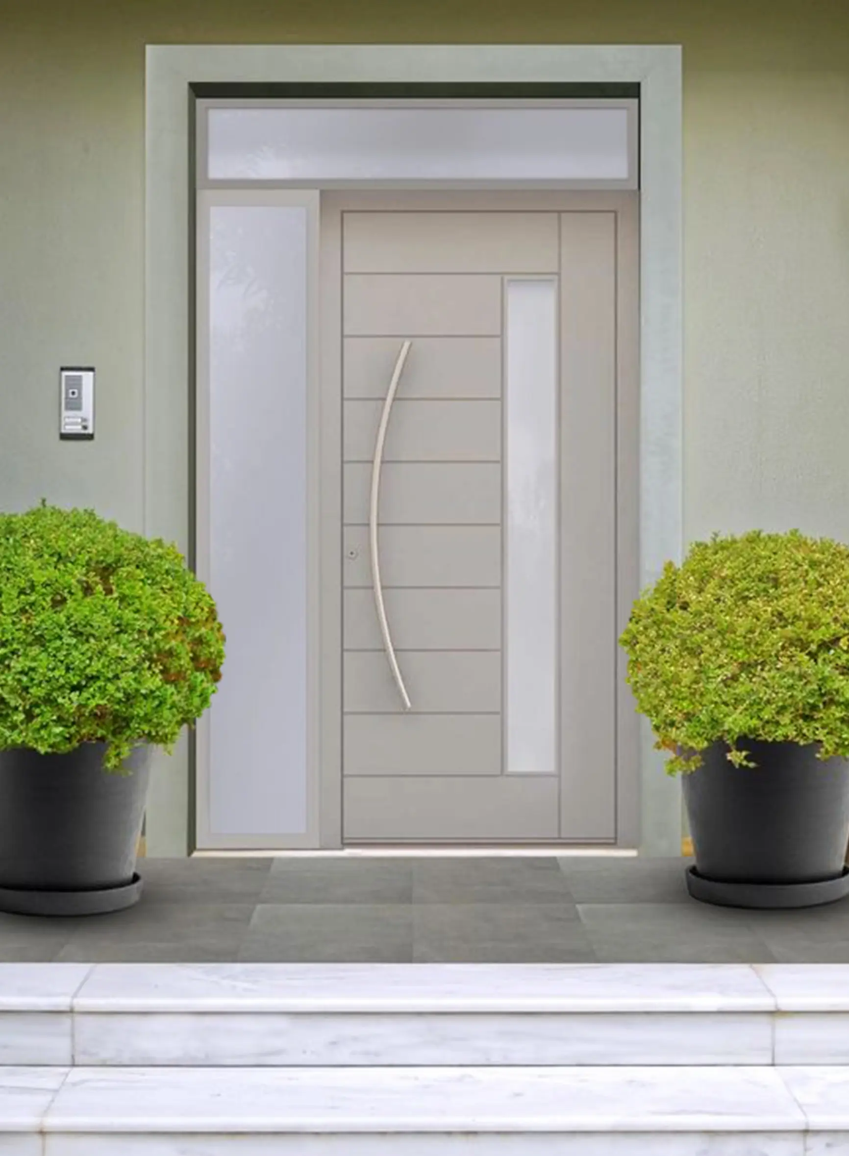 portoncino alluminio