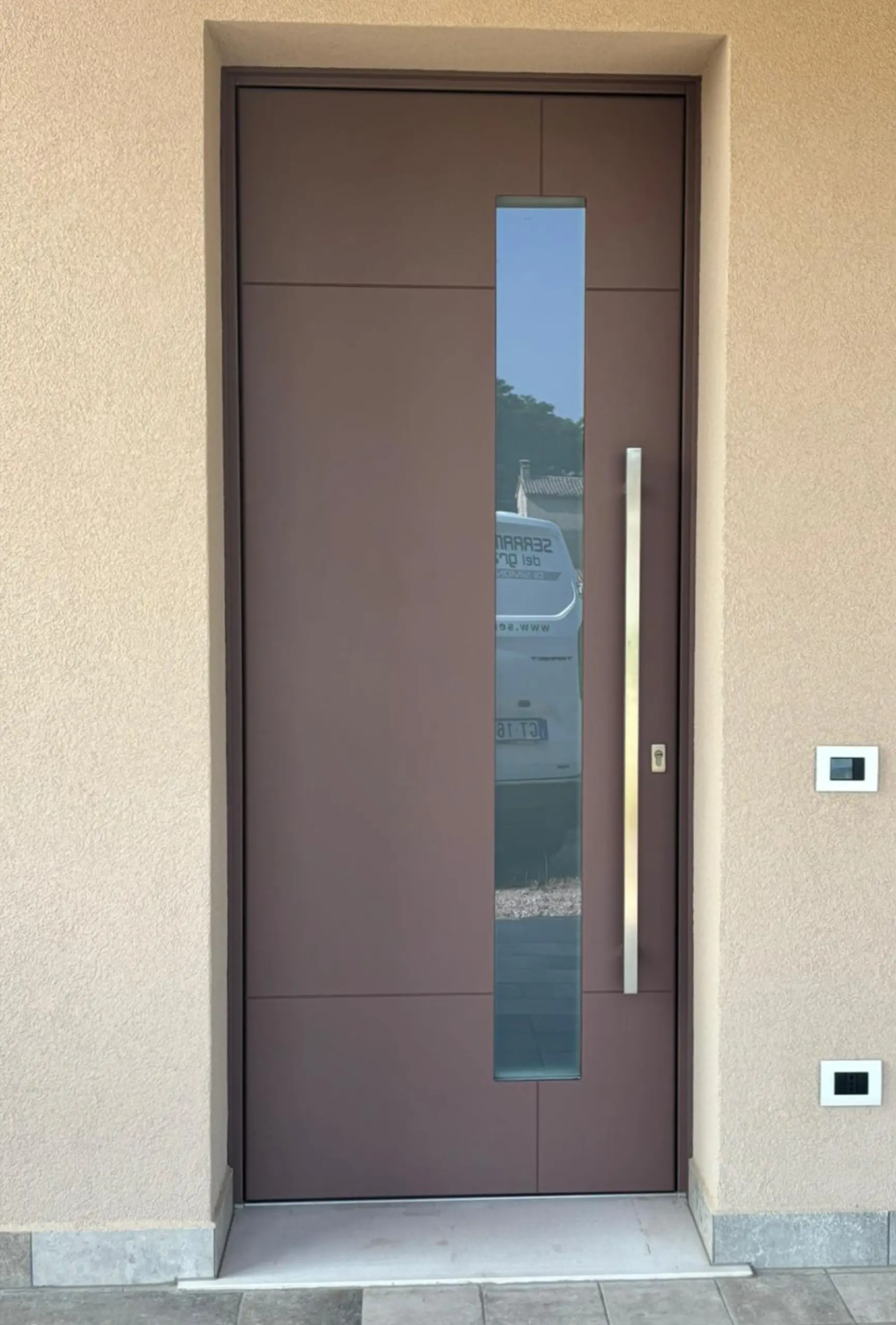 portoncino in legno serramenti