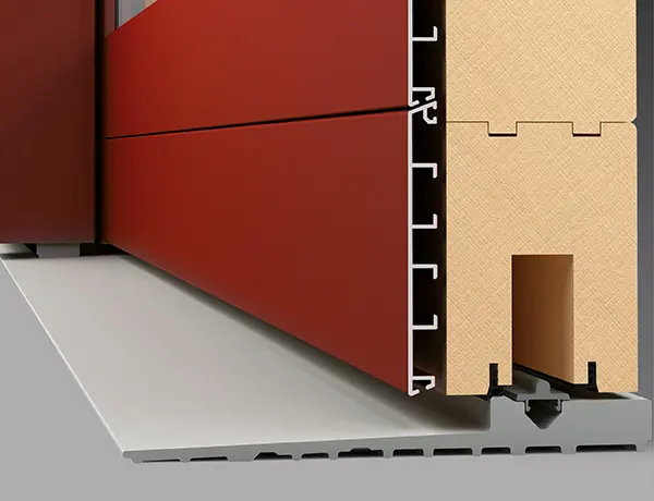 soglia climatech legno alluminio